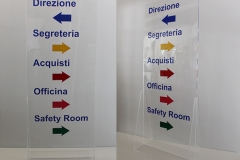 Totem in Plexiglass Personalizzato Lavorazione Speciale